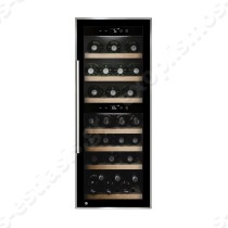 Συντηρητής κρασιών διπλής θερμοκρασίας WineComfort 38 black