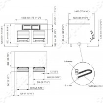 Αποθήκη πάγου 1068Kg UBH2250 SCOTSMAN