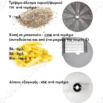 Πολυκοπτικό 800W CELME | Τρίφτης για σκόνη και Δίσκος για τηγανιτή πατάτα