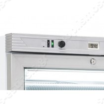 Ψυγείο βιτρίνα κατάψυξης με κρυστάλλινη πόρτα TNG 390 COOLHEAD | Mηχανικός θερμοστάτης και κλειδαριά
