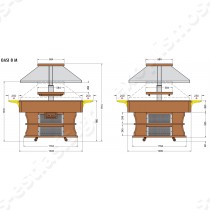 Salad bar Oasi 8 M TECFRIGO