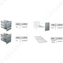 Ψυγείο πάγκος σαλατών 175x80εκ για GN 1/1 GINOX | Συρταριέρες G3 και G4