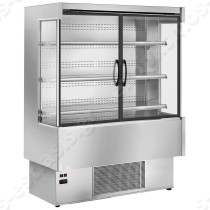 Ψυγείο service inox 200εκ SILVER ZOIN | Με ανοιγόμενες πόρτες