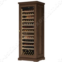 Ψυγείο συντηρητής κρασιών για 134 φιάλες IP PARMA 501 | Classic wood - Καρυδιά – SLIDING SHELVES MODULE