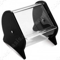 Koυταλοθήκη Plexiglass  | Σε μαύρο με ανακλεινόμενη πόρτα