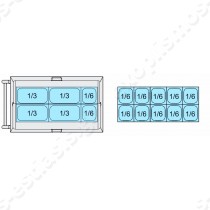 Salad bar ψυχόμενο 100εκ Carrello Frostemily | Λεκάνες