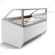 Ψυγείο βιτρίνα παγωτού 18 θέσεων ISA MILLENNIUM 170 | Μοντέλο ST, με ίσιο κρύσταλλο