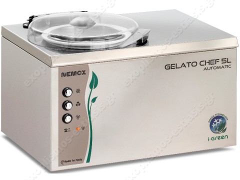 Παγωτομηχανή 3kg/h GELATO CHEF 5L AUTOMATIC NEMOX