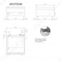 Βραστήρας ζυμαρικών με 3 καλάθια BARON 6NCP/E600