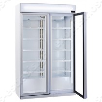 Ψυγείο βιτρίνα συντήρησης με 2 πόρτες DC 1050C COOLHEAD | Λευκό