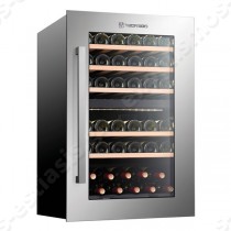 Ψυγείο βιτρίνα κρασιών εντοιχιζόμενο διπλής θερμοκρασίας Sommelier 52 TECFRIGO | Με ανοξείδωτο πλαίσιο πόρτας