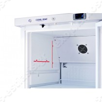 Ψυγείο συντήρησης INOX CRX 4 COOLHEAD | Στατικής ψύξης με υποβοήθηση αέρα