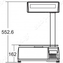 Ζυγαριά ετικέτας DIGI SM100 PCS Plus (2 χρόνια εγγύηση)