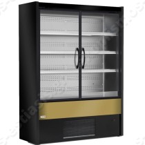 Επαγγελματικό ψυγείο self service 200εκ OLIMPO ΖΟΙΝ | Με ανοιγόμενες πόρτες και επικλινή ράφια