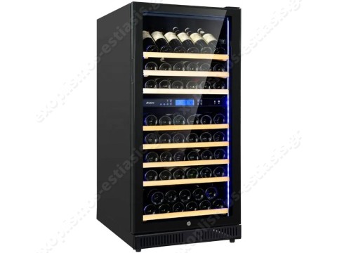 Συντηρητής κρασιών διπλής θερμοκρασίας για 83 φιάλες