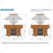 Salad bar ψαριών Oasi 8 M FISH TECFRIGO