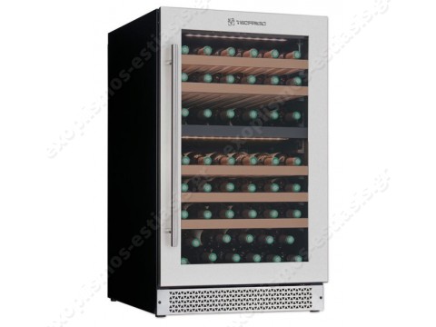 Ψυγείο βιτρίνα κρασιών διπλής θερμοκρασίας Sommelier 80 Plus TECFRIGO