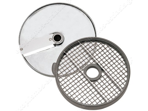 Δίσκος διπλός κύβων 10x10x10mm για πολυκοπτικό ROBOT COUPE