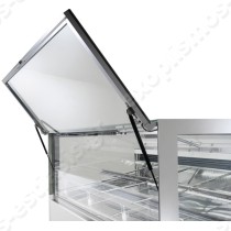 Ψυγείο βιτρίνα παγωτού 18 θέσεων 3DSHOW 170 ISA | Επίπεδο ανοιγόμενο κρύσταλλο ασφαλείας με αντιθαμβωτικό σύστημα