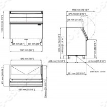 Αποθήκη πάγου 478Kg SB1025 SCOTSMAN