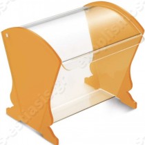 Koυταλοθήκη Plexiglass  | Κίτρινο ματ roll top πόρτα