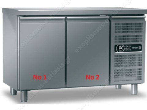 Ψυγείο πάγκος κατάψυξη 145x80εκ 40x60 GINOX