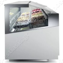 Ψυγείο βιτρίνα παγωτού 18 θέσεων 3DSHOW 170 ISA | Ανοξείδωτο πλαίσιο πλαϊνών