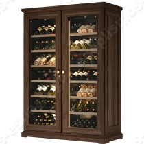 Ψυγείο συντηρητής κρασιών για 276 φιάλες IP PARMA 2501 | Classic wood - Καρυδιά – 45° INCLINATION MODULE