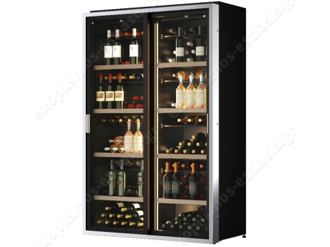 Ψυγείο-συντηρητής κρασιών με συρόμενες πόρτες ΙP 2501-SD-A