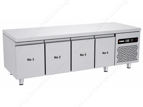 Ψυγείο πάγκος συντήρησης χαμηλό 224 × 70εκ GN 1/1 ΙΝΟΜΑΚ
