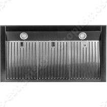 Απορροφητήρας 90εκ | Μεταλλικά φίλτρα Baffle επαγγελματικού επιπέδου