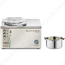 Παγωτομηχανή 1,7kg/h GELATO CHEF 3L AUTOMATIC NEMOX | Ανοξείδωτο μπολ 2Lt