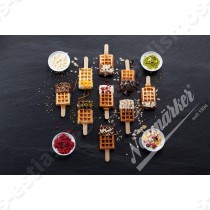 Πλάκα βάφλα Rahm σε ξυλάκι για THERMOCOOK