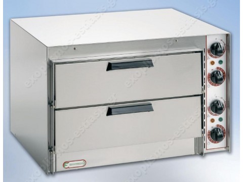 Επαγγελματικός ηλεκτρικός φούρνος πίτσας διπλός με πυρόπλακα CF