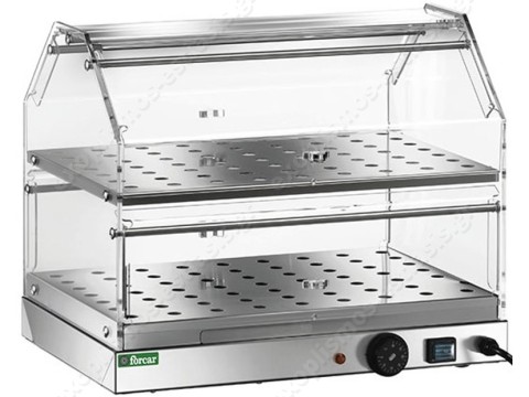 Βιτρίνα θερμαινόμενη 50εκ 2 επιπέδων Βιτρίνα θερμαινόμενη 50εκ 2 επιπέδων