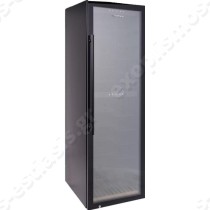 Συντηρητής κρασιών διπλής θερμοκρασίας TECFRIGO | Mε κρυστάλλινη πόρτα και μαύρο εξωτερικό χερούλι