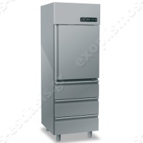 Ψυγείο θάλαμος συντήρησης για GN 2/1 CN8R-71 GINOX | Με 1 πόρτα και 3 συρτάρια CN8R-71-MK1